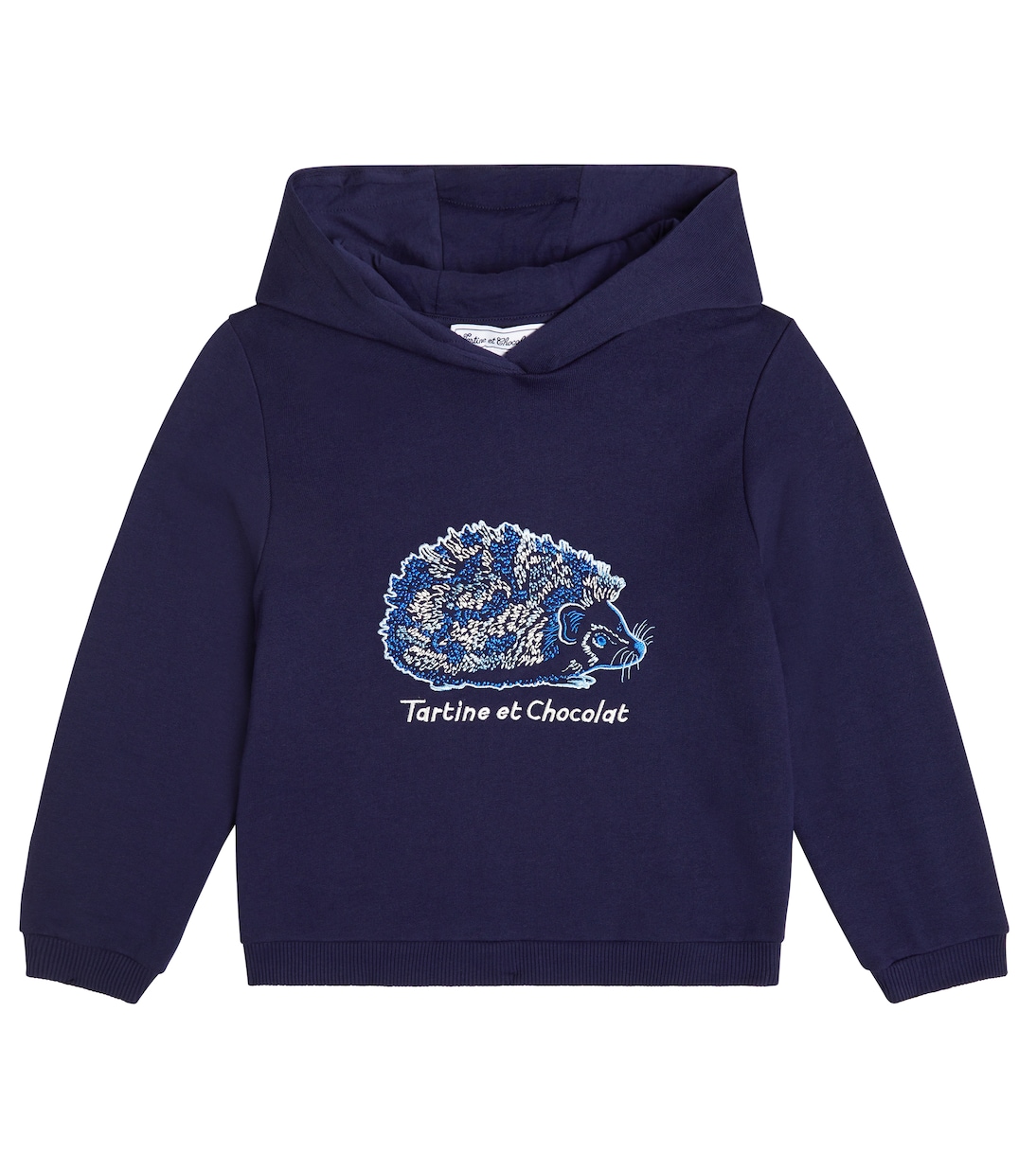 Sweat-shirt à capuche brodé en coton | Tartine et Chocolat