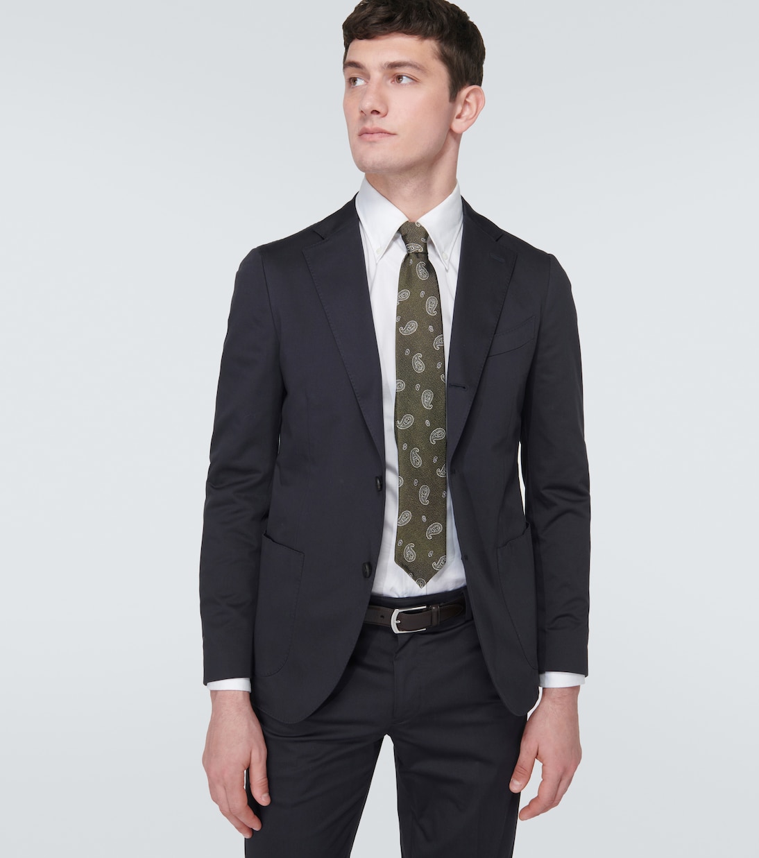 Corbata de algodón y seda | Lardini