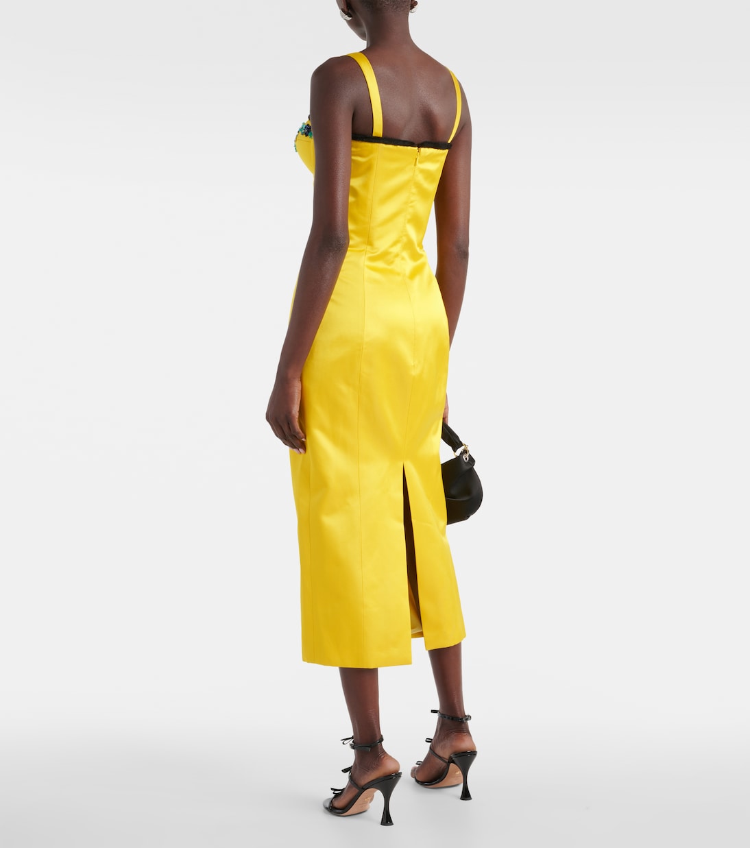 Robe midi Iris en velours | Miss Sohee