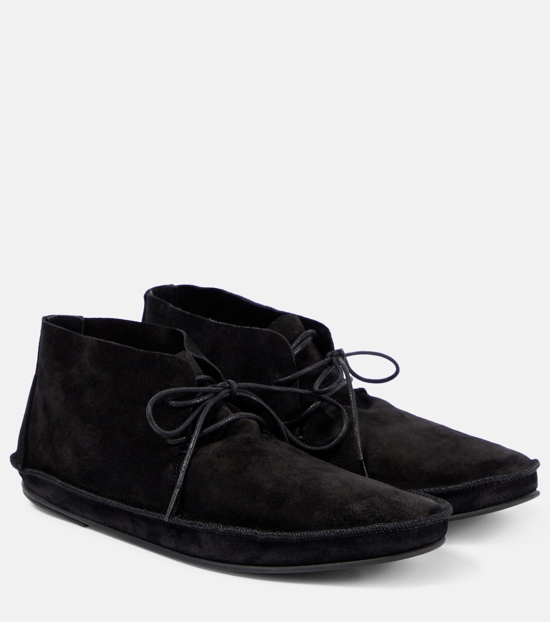 Ankle Boots Tyler aus Veloursleder | The Row