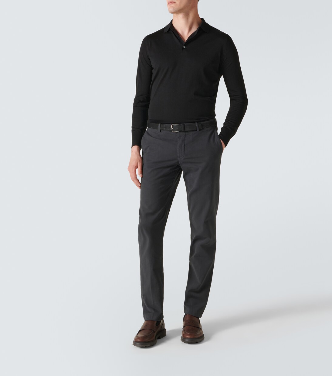 Virgin wool polo shirt | Loro Piana