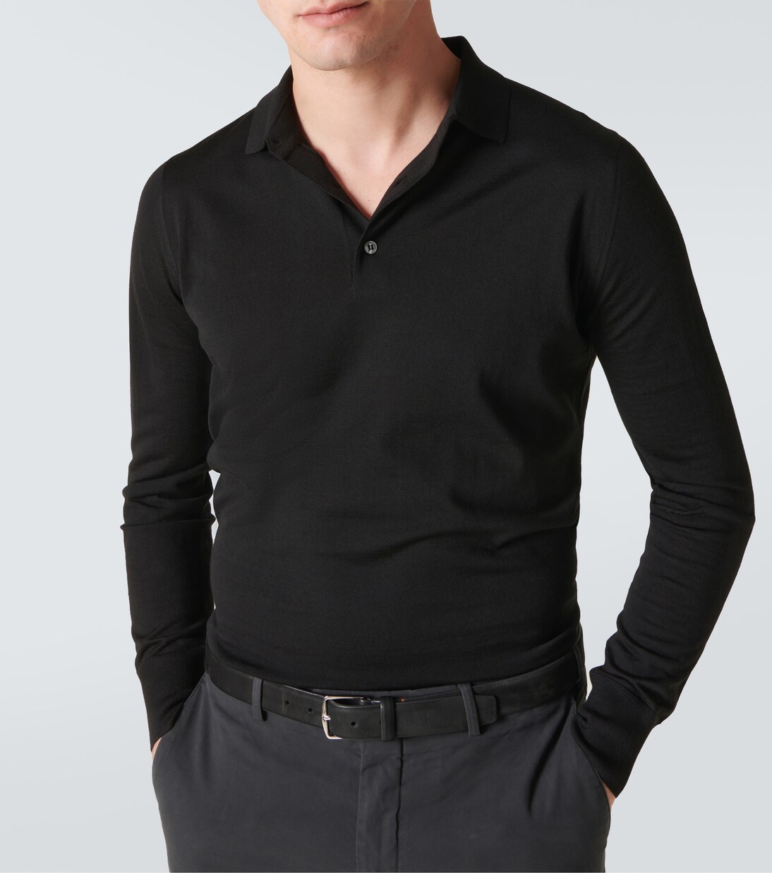 Virgin wool polo shirt | Loro Piana