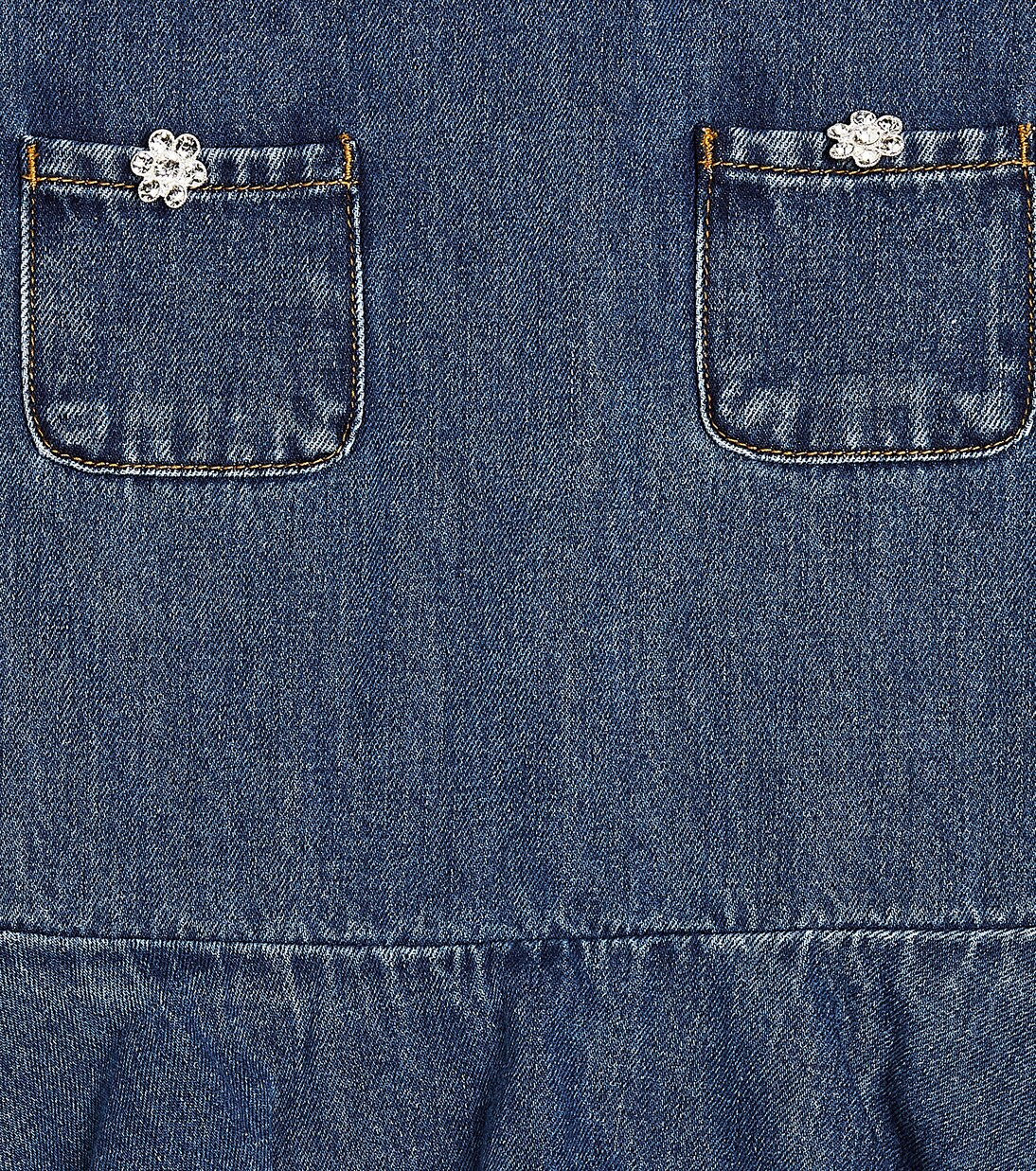 Cotton denim skirt | Self-Portrait Kids