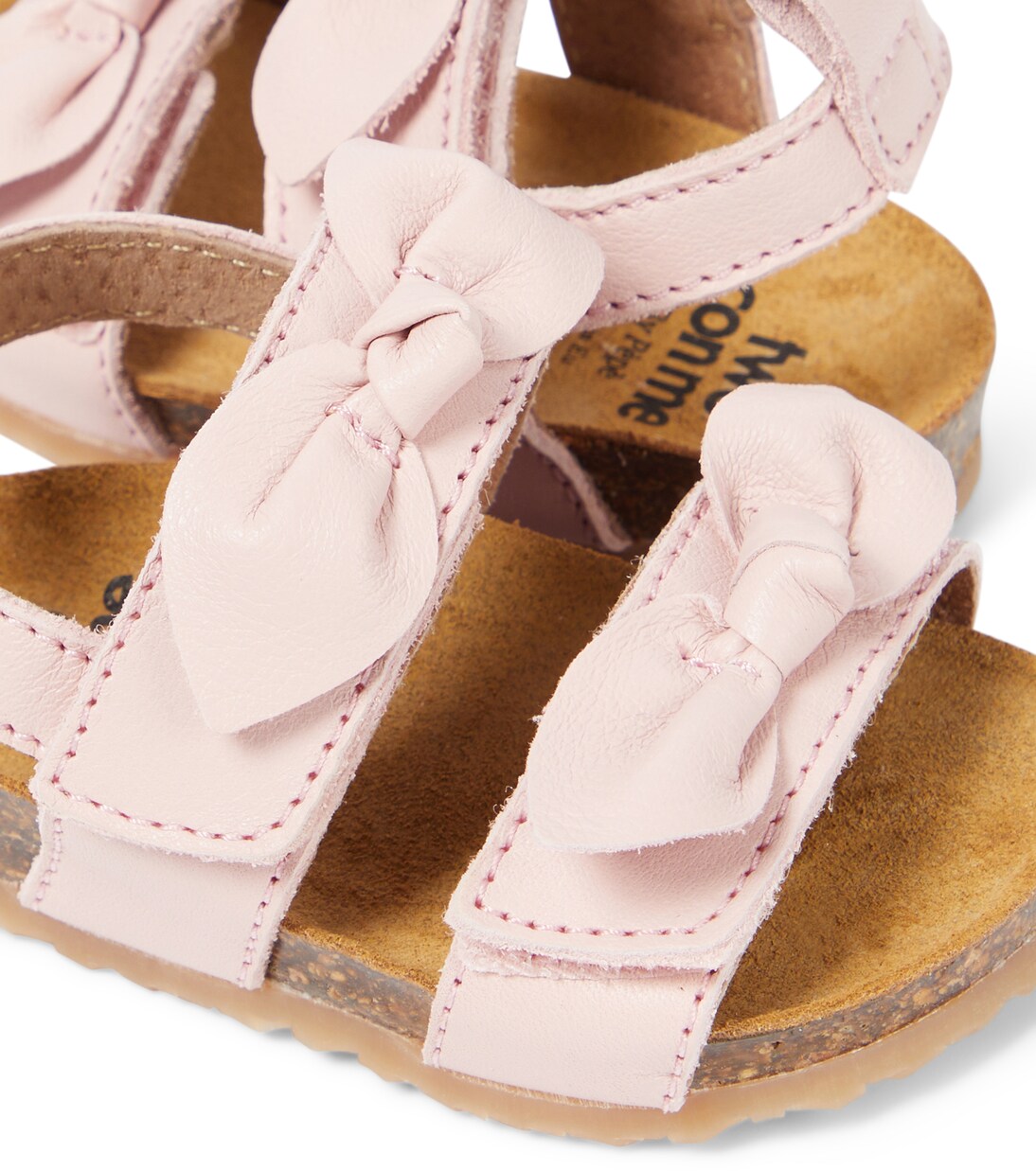 Bebé - sandalias de piel con lazo | PèPè