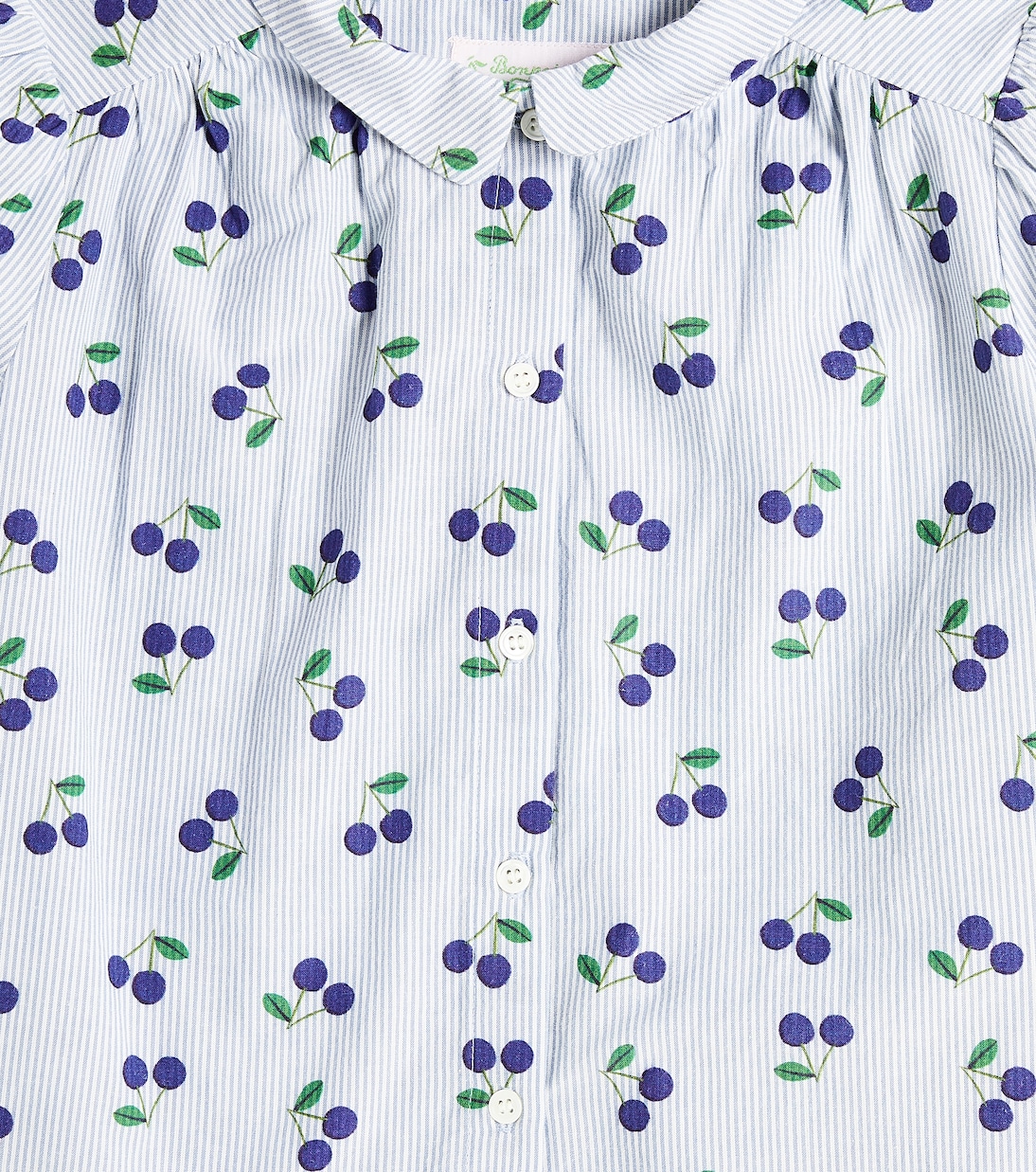 Adele printed cotton poplin blouse | Bonpoint