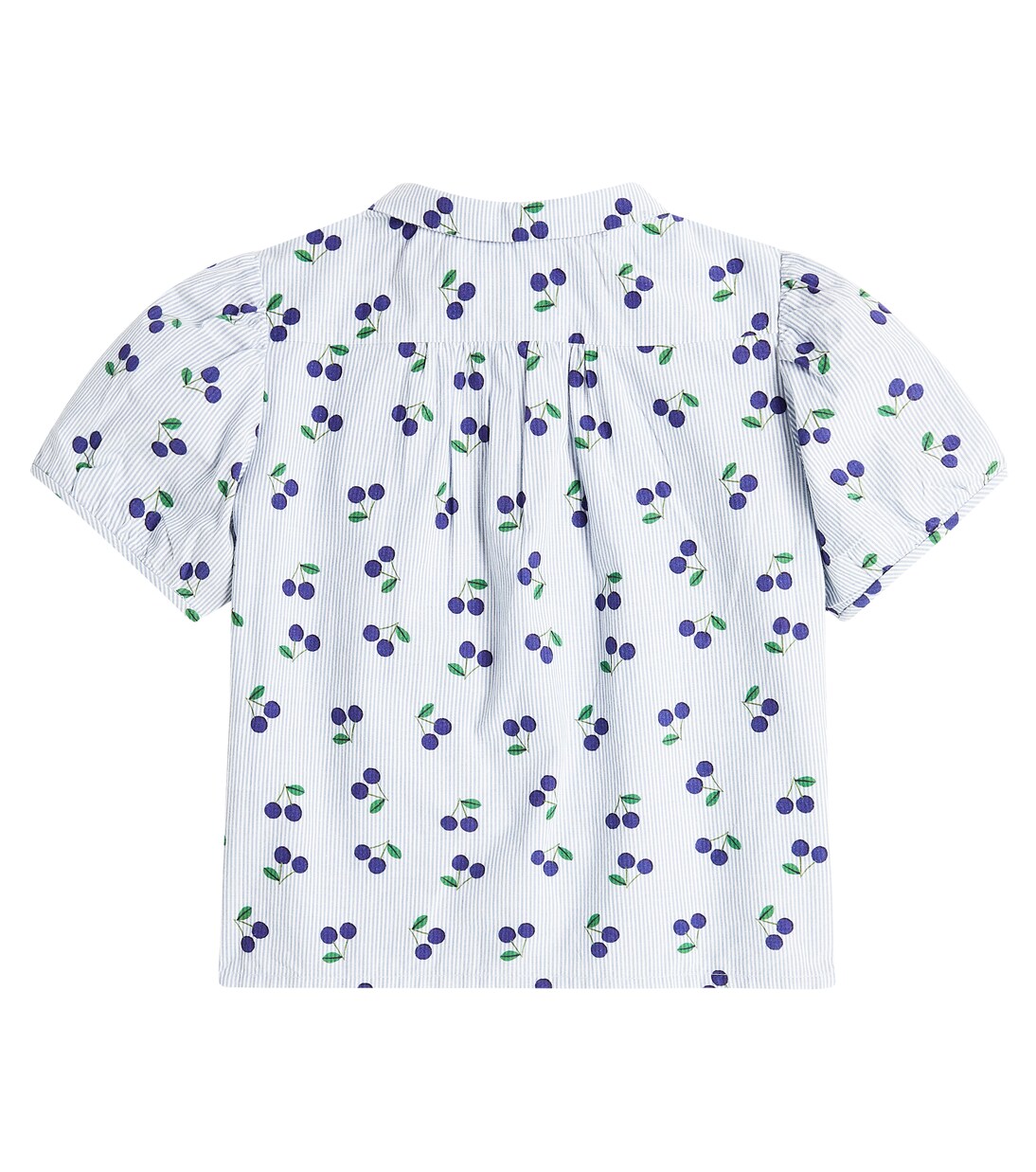 Adele printed cotton poplin blouse | Bonpoint