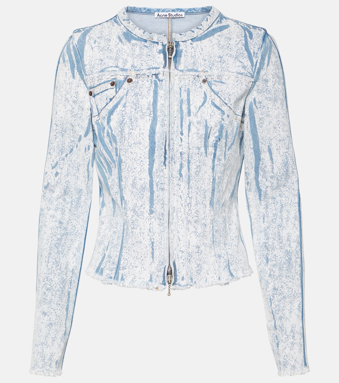 Printed denim jacket | Acne Studios
