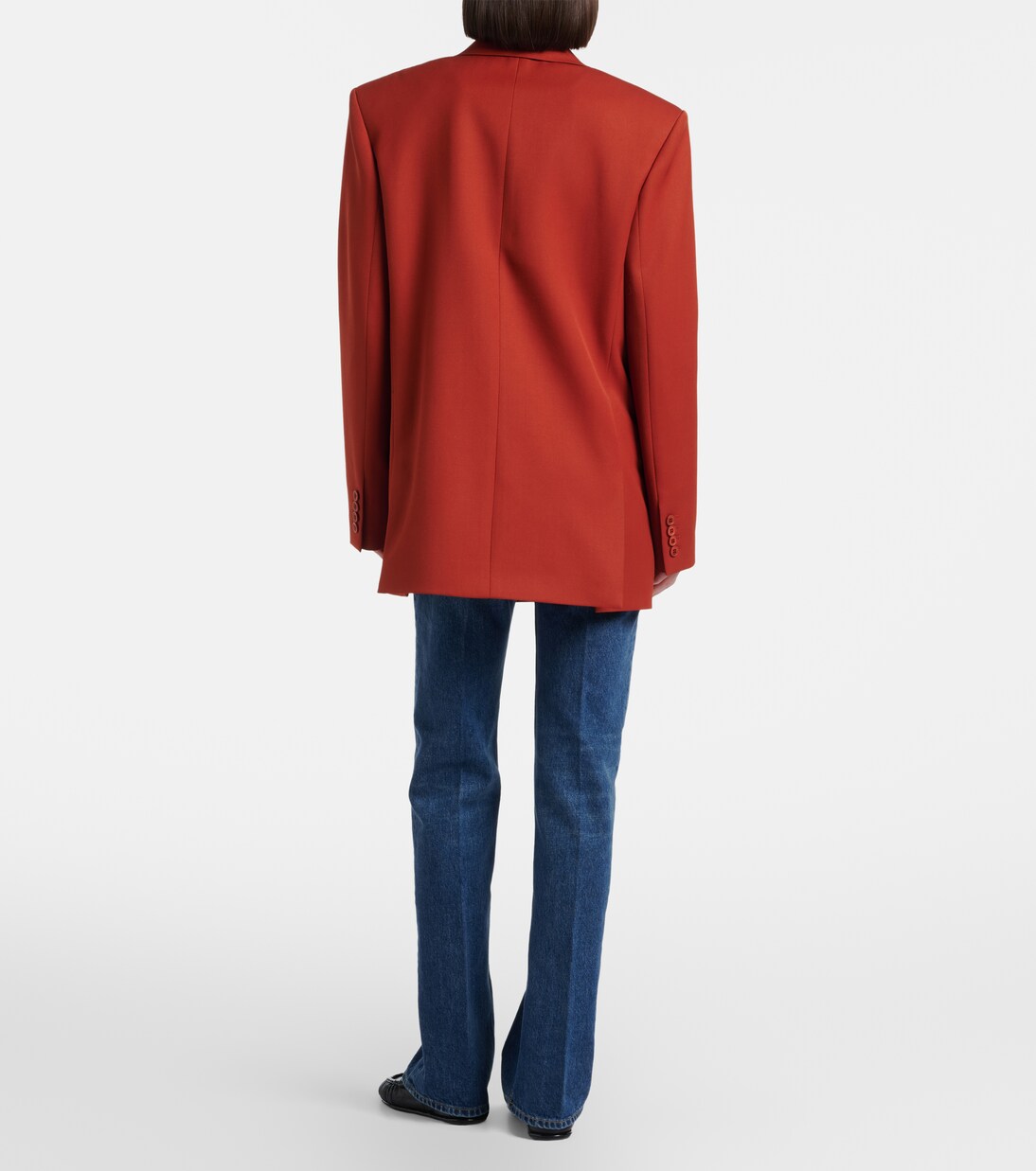 Clyde high-rise straight jeans | Saint Laurent