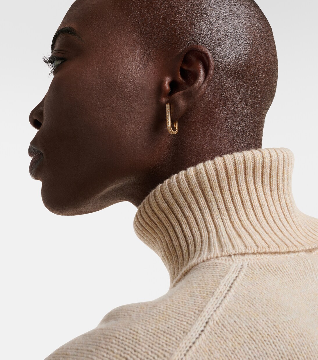 Boucles d'oreilles Link en or 18 ct et diamants | Bucherer Fine Jewellery