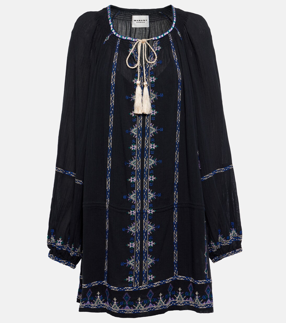 Robe Parsley brodée en coton | Marant Etoile