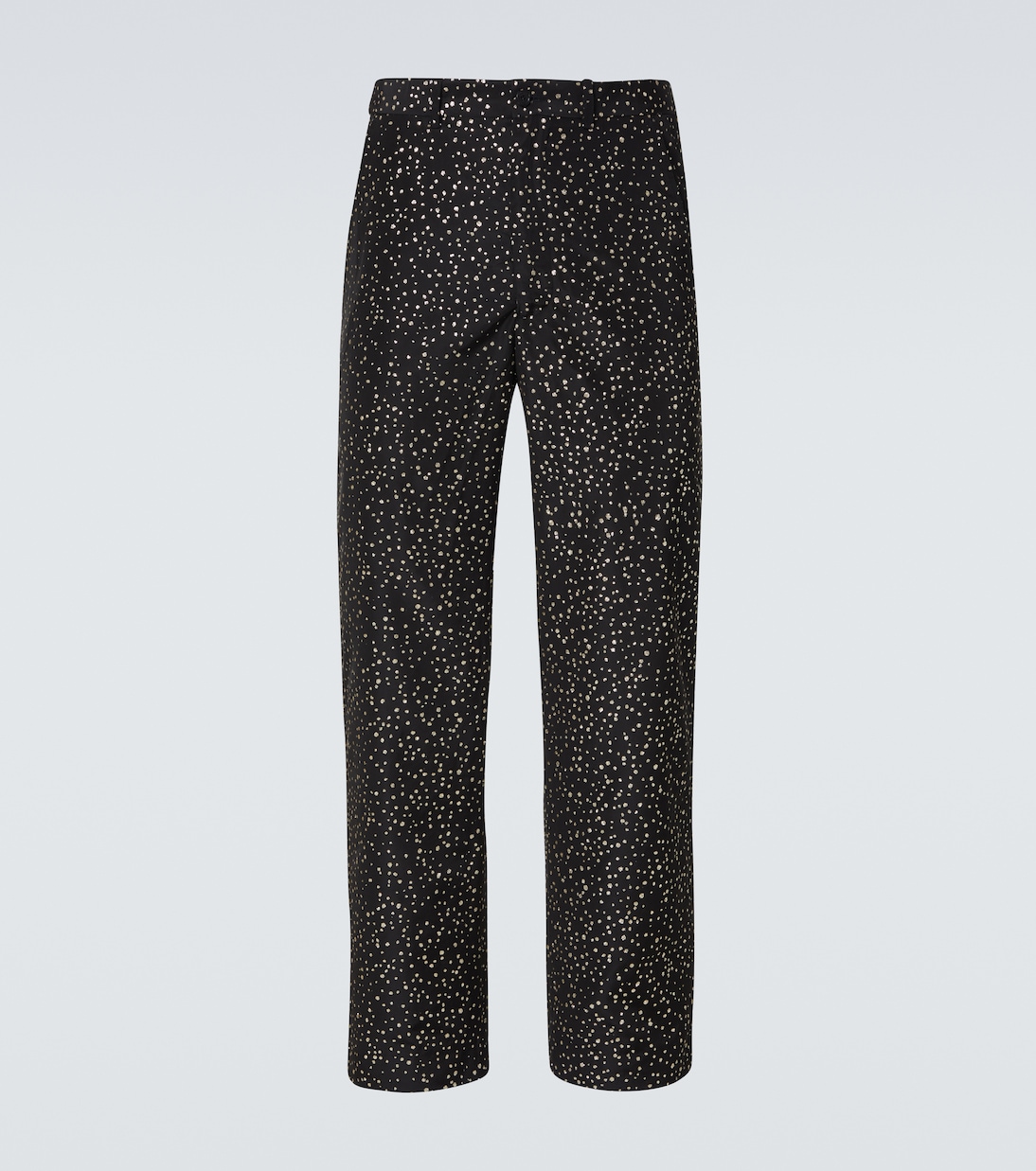 Glitter faille straight pants | Bode