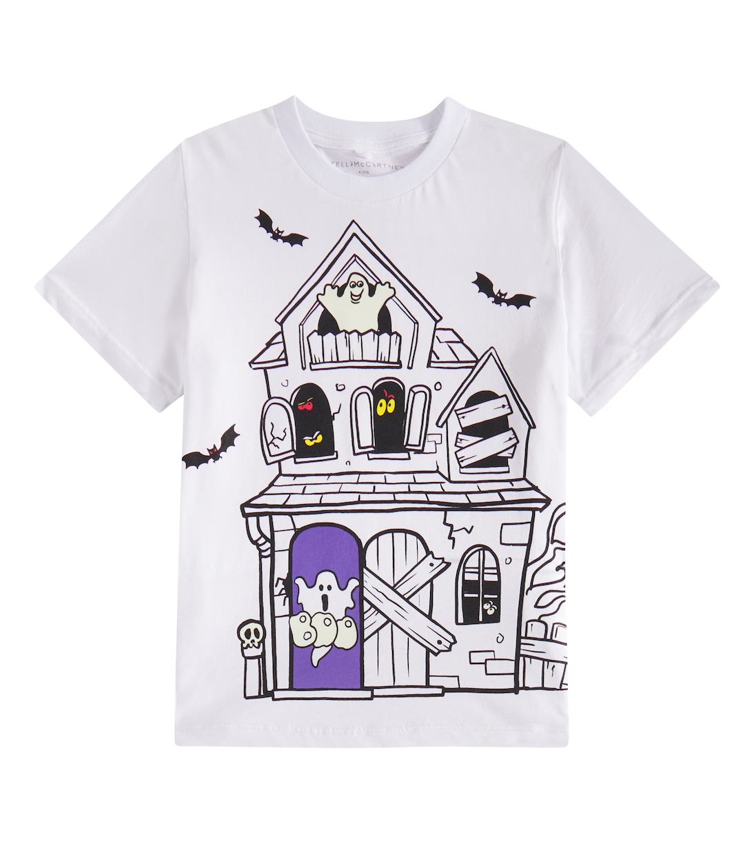 Printed cotton jersey T-shirt | Stella McCartney Kids