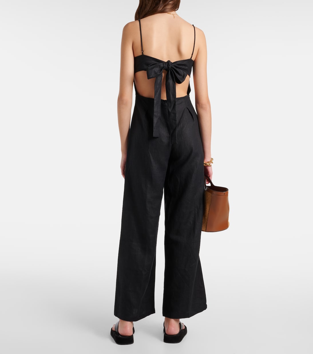 Antibes linen jumpsuit | Faithfull