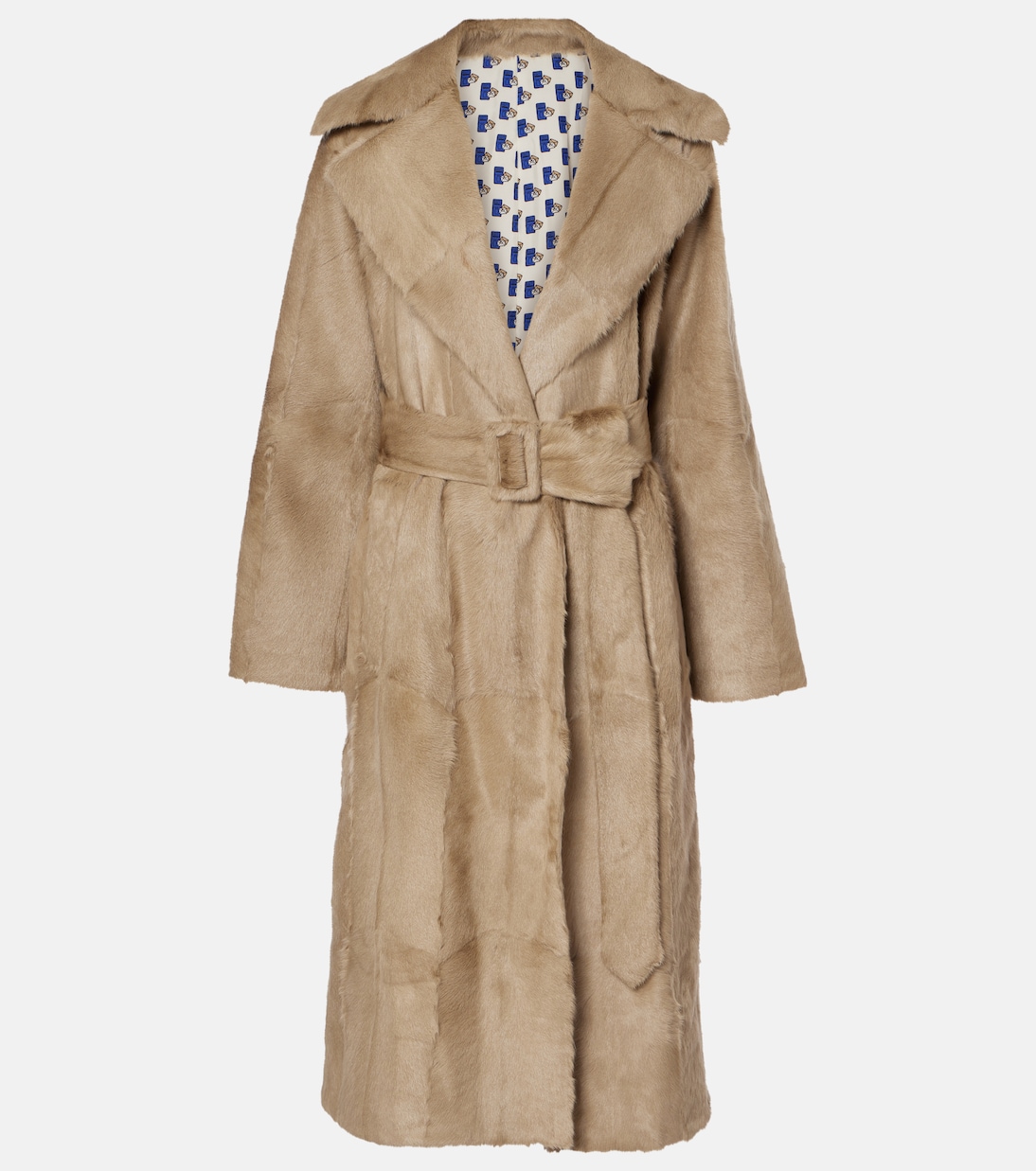 Shearling trench coat | Burberry