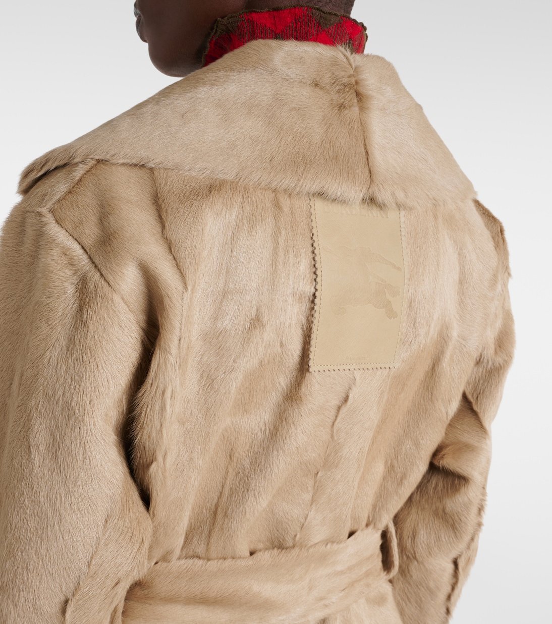 Shearling trench coat | Burberry