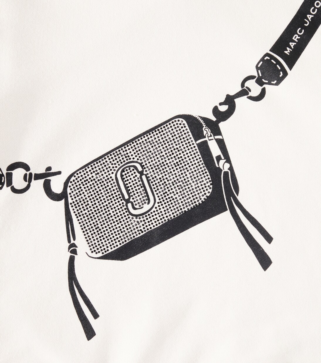 Embellished cotton jersey hoodie | Marc Jacobs Kids