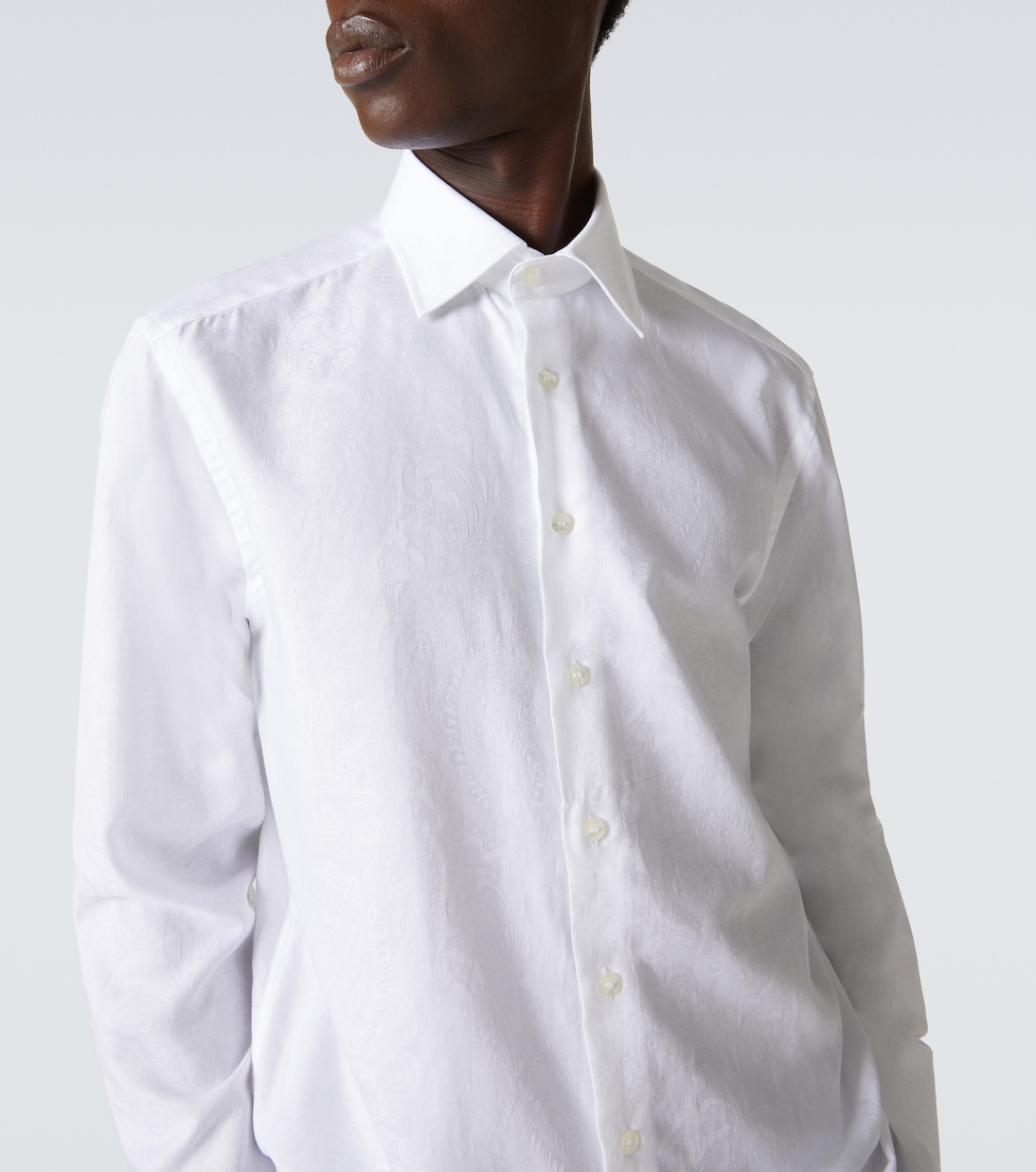 Roma cotton jacquard shirt | Etro