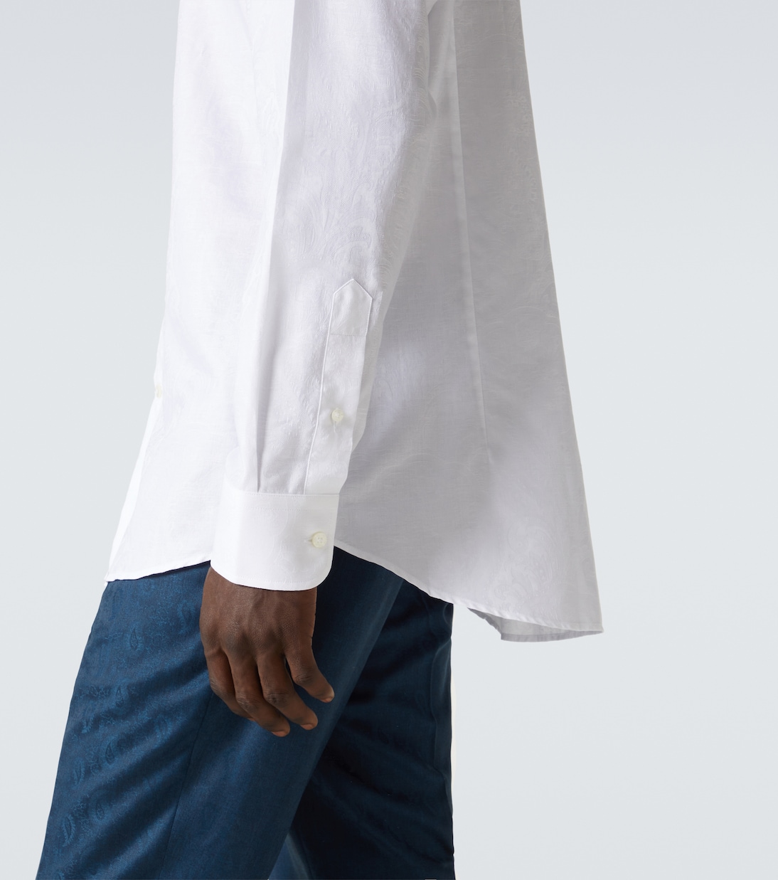 Roma cotton jacquard shirt | Etro