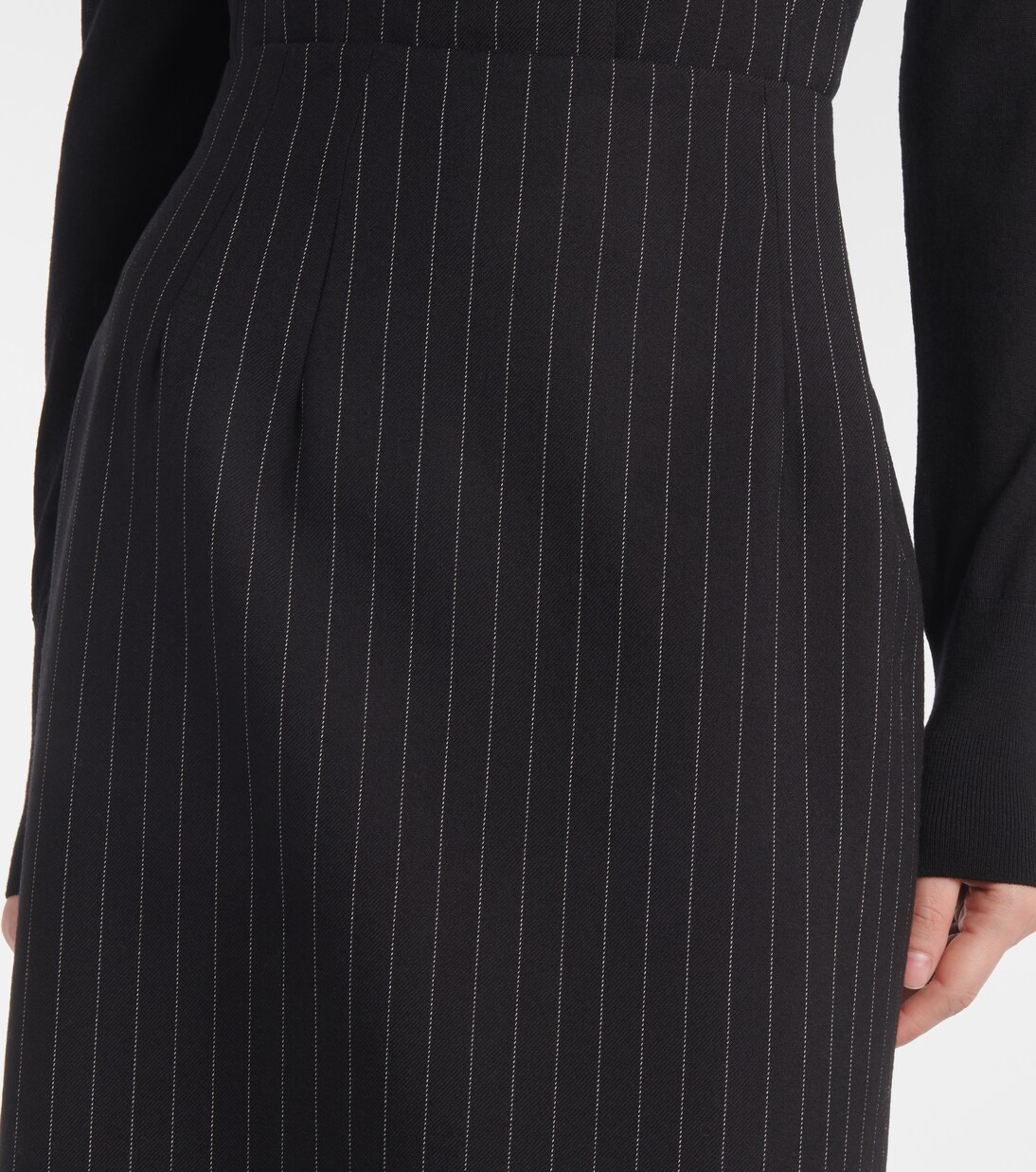 Midirock Contour aus Wolle | Wardrobe.NYC