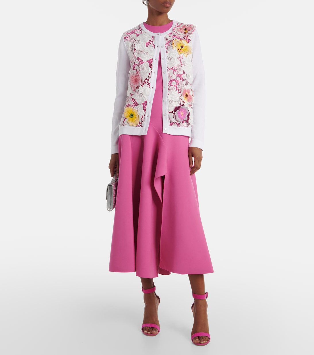 Cardigan aus einem Baumwollgemisch | Oscar de la Renta