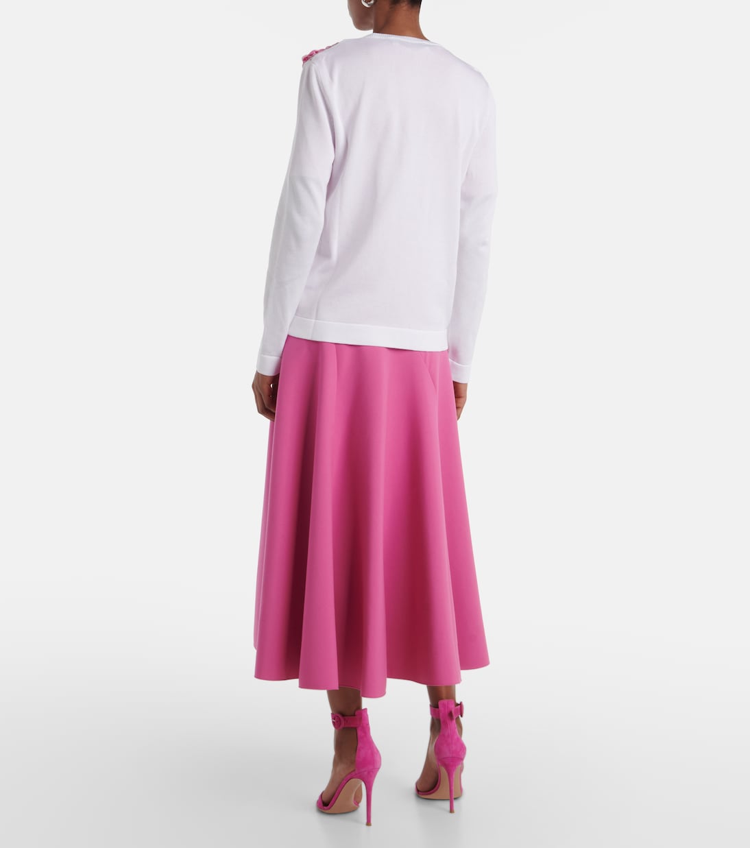 Cardigan aus einem Baumwollgemisch | Oscar de la Renta