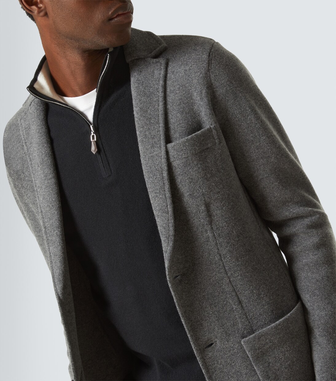 Mr Poole wool and cashmere cardigan | Arch4