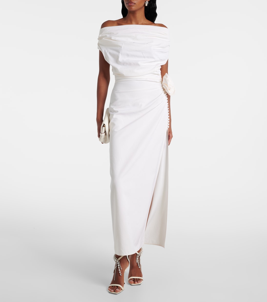 Sandalen Verity 100 aus Leder mit Kristallen | Jimmy Choo