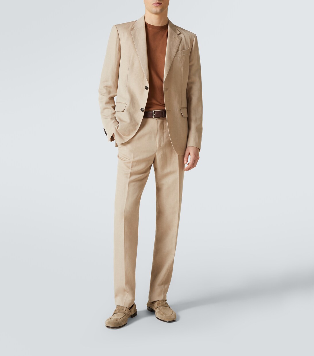 Logo embroidered cotton jersey T-shirt | Zegna