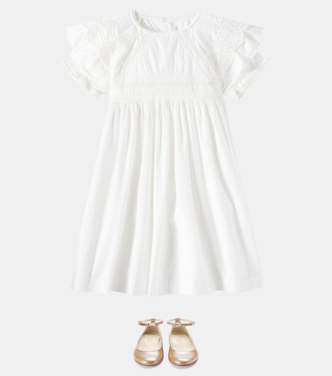 Robe Elyne en coton | Bonpoint
