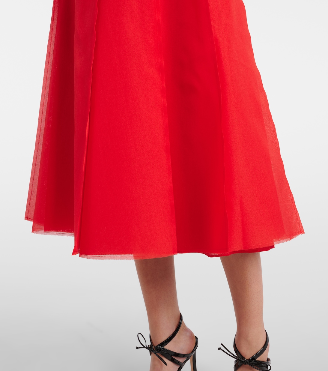 Jupe midi en soie | Altuzarra