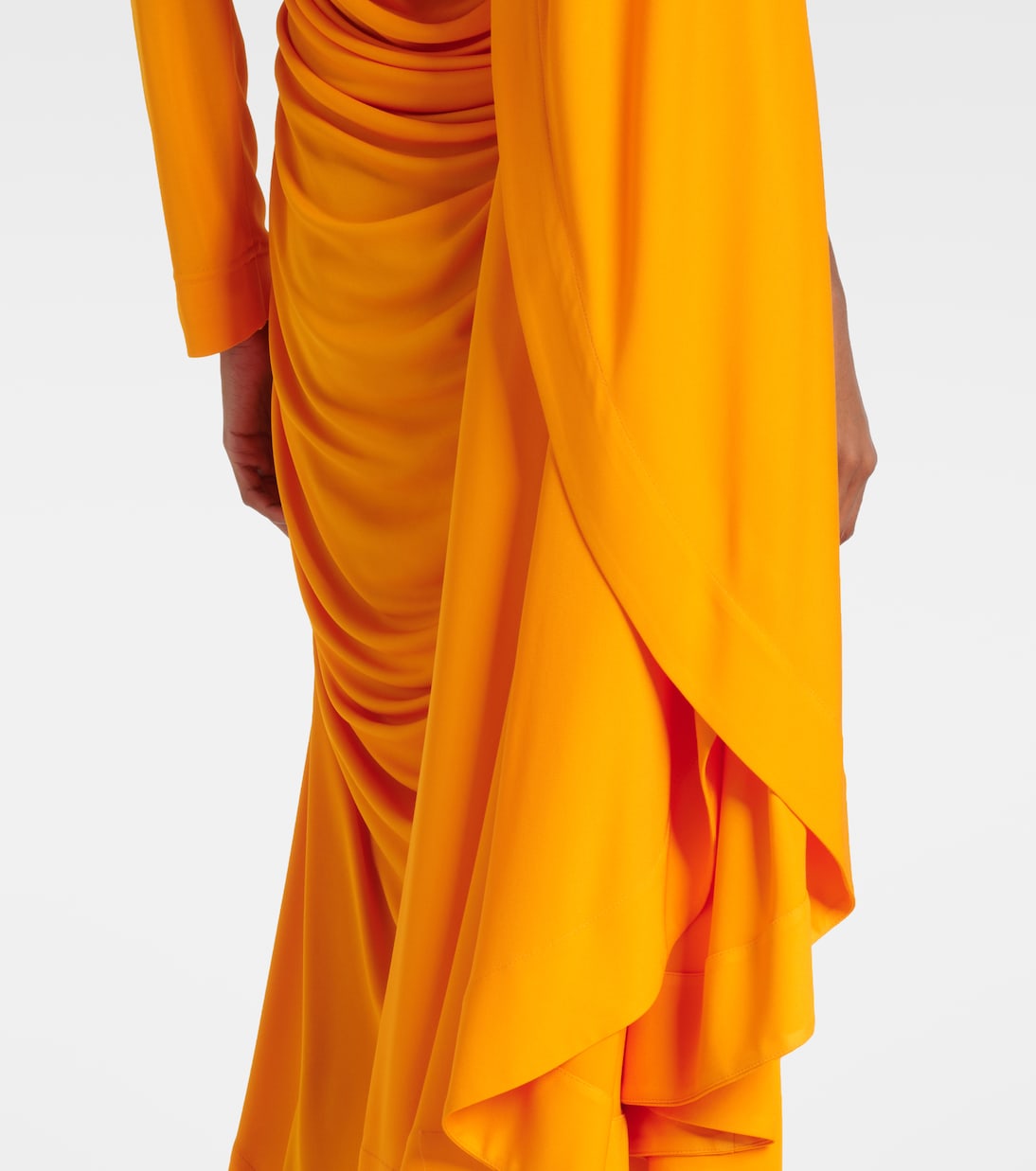 Draped jersey maxi dress | Bottega Veneta