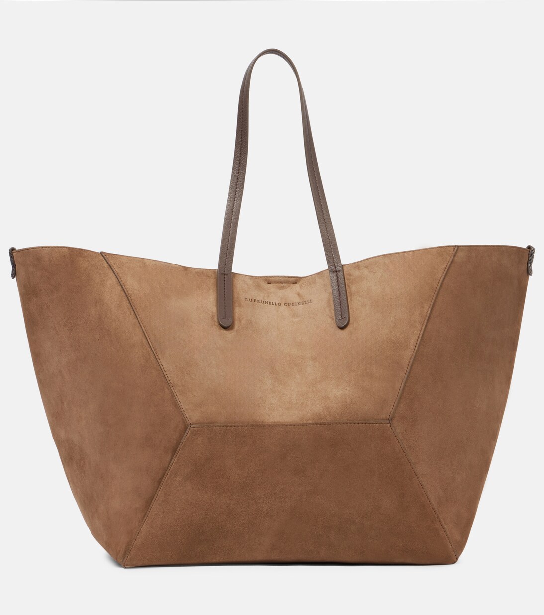 Tote Bag BC Duo Large aus Veloursleder | Brunello Cucinelli