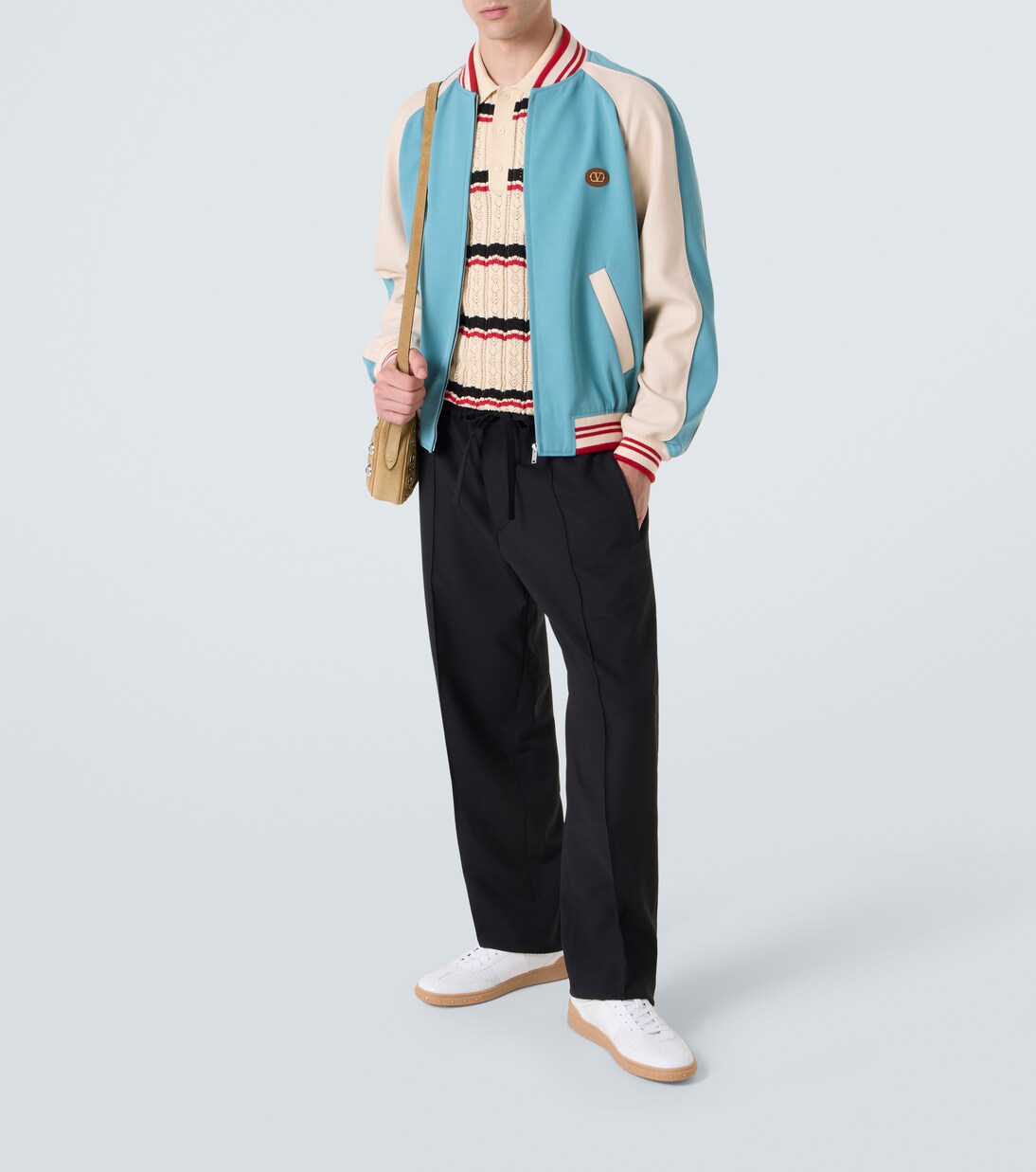 Virgin wool straight pants | Valentino