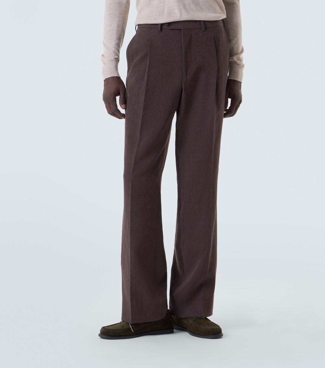 Anzughose Amo aus Leinen-Canvas | Saman Amel