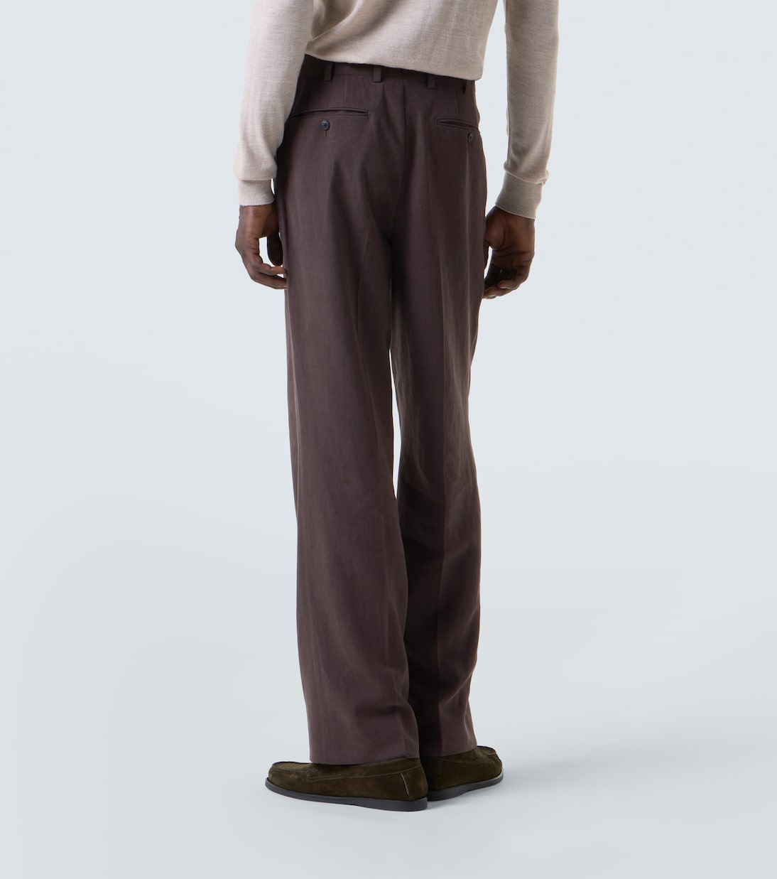 Anzughose Amo aus Leinen-Canvas | Saman Amel