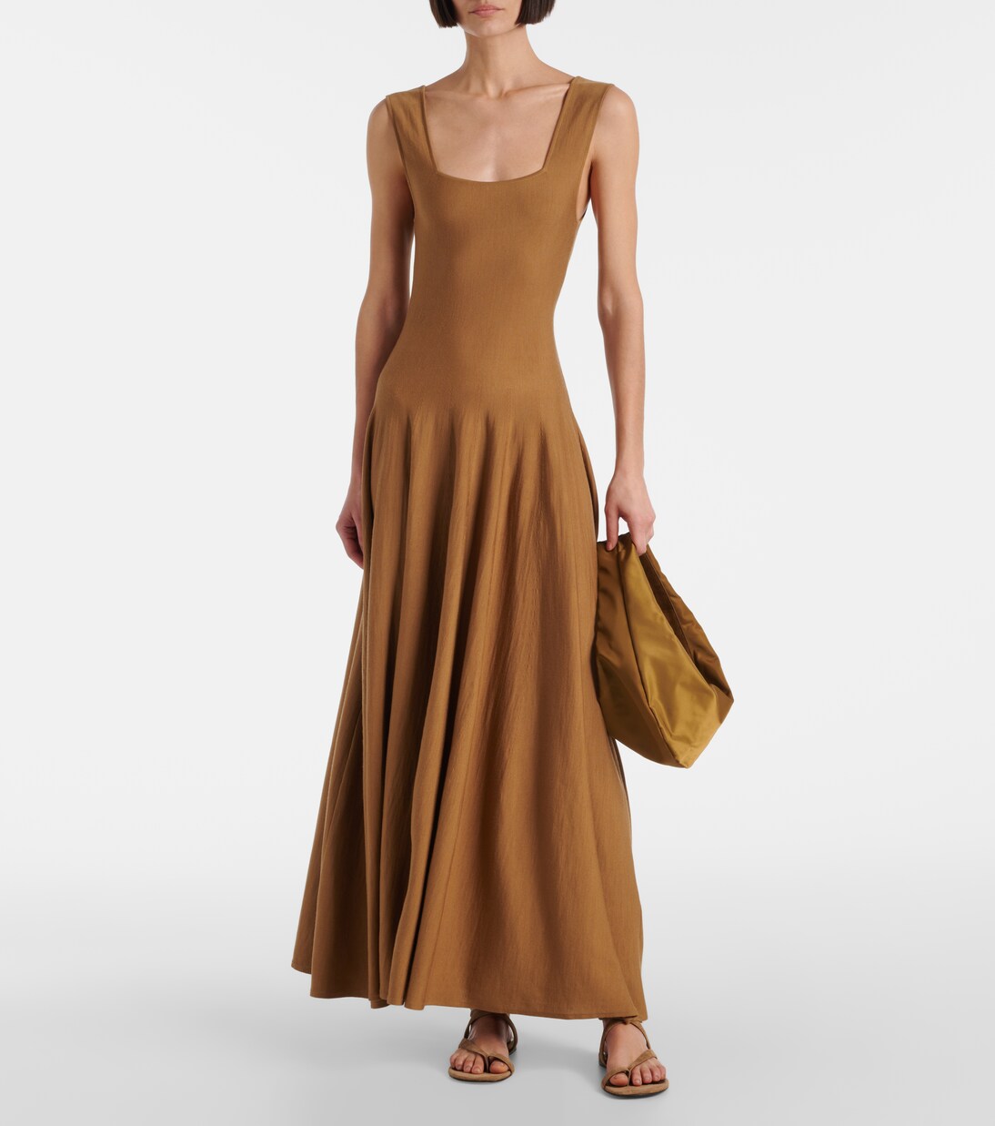 Borsa a spalla Olivia media con suede | Khaite