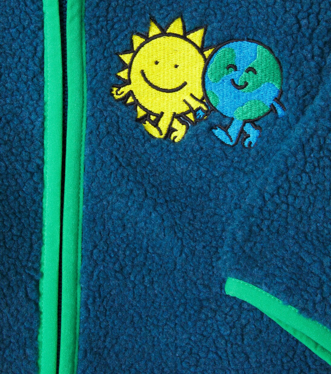 Embroidered teddy jacket | Stella McCartney Kids