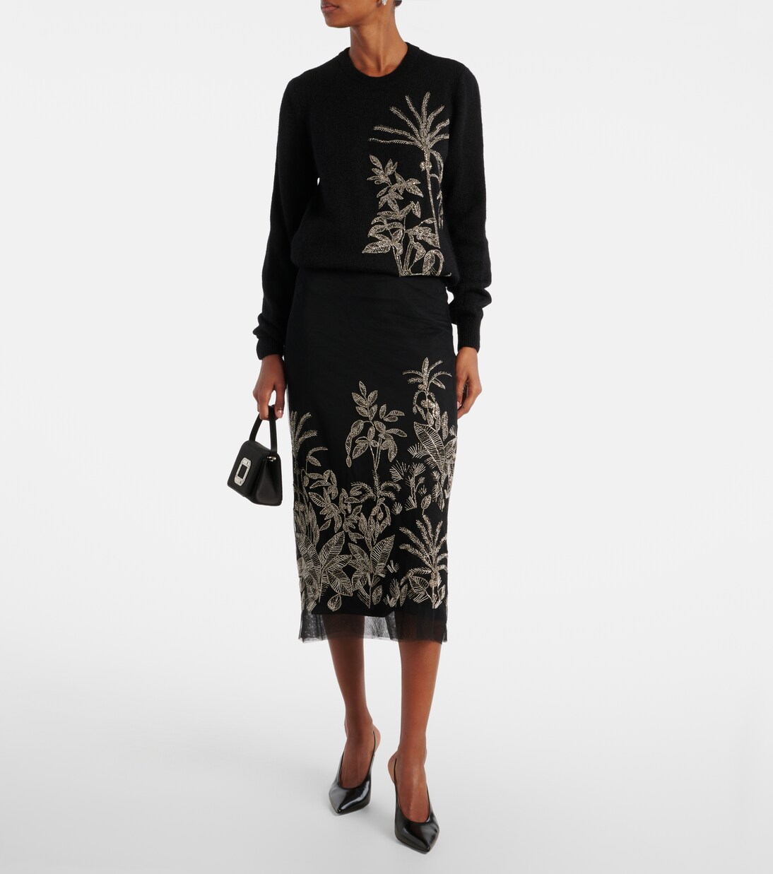 Noemie embellished sweater | Costarellos