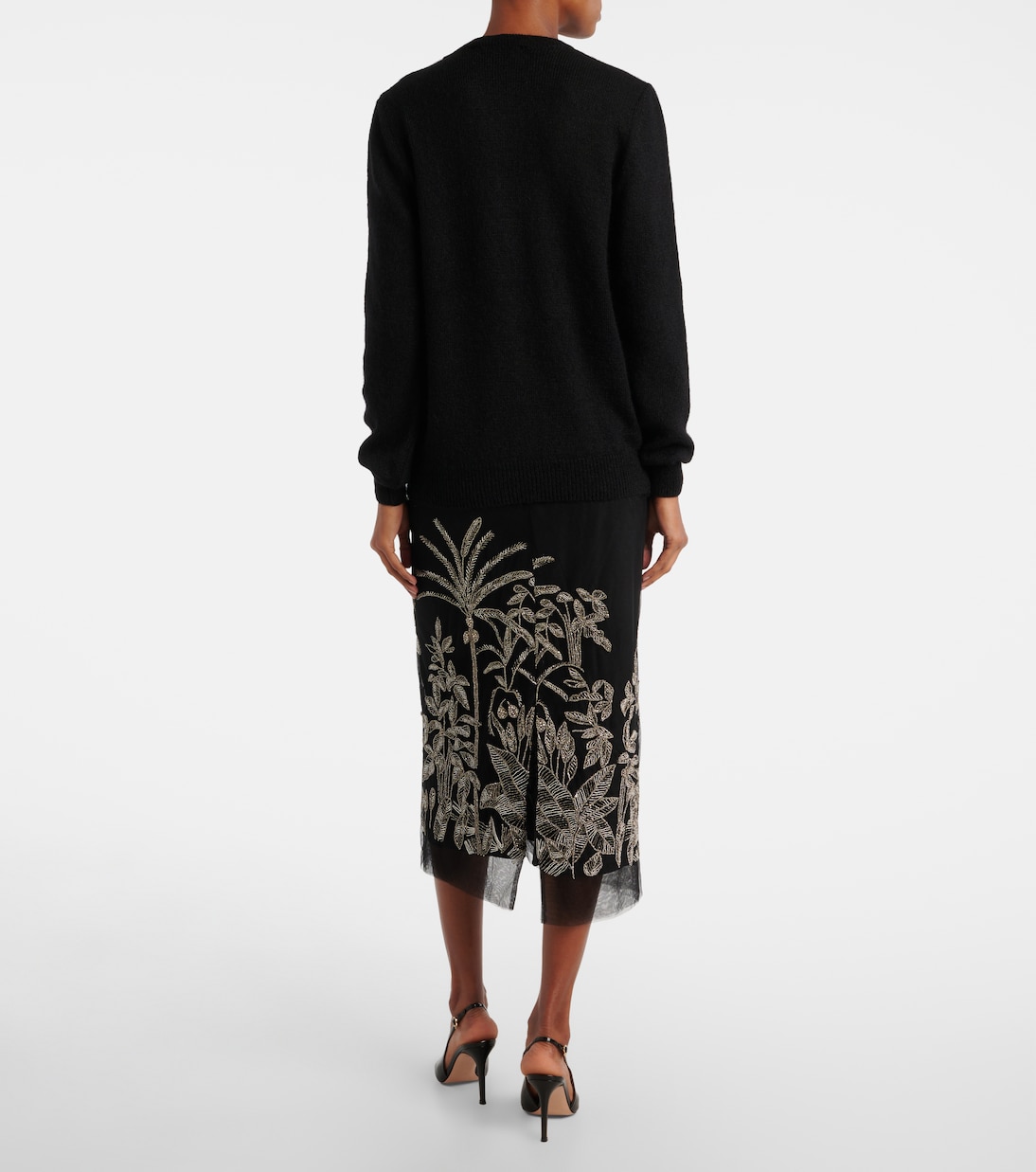 Noemie embellished sweater | Costarellos