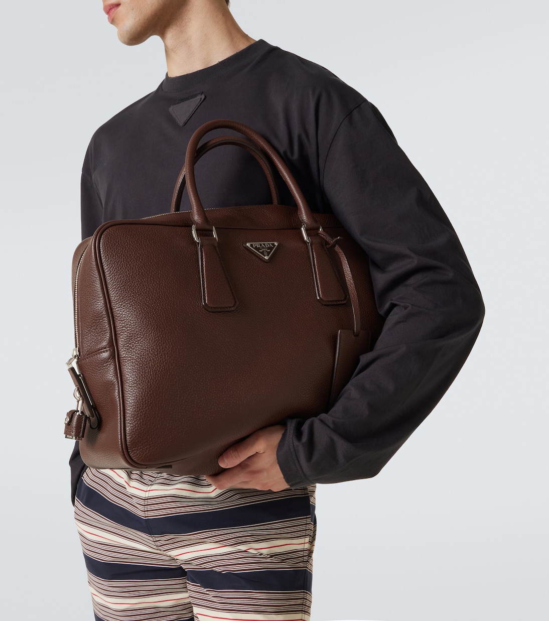 Porte-documents en cuir | Prada