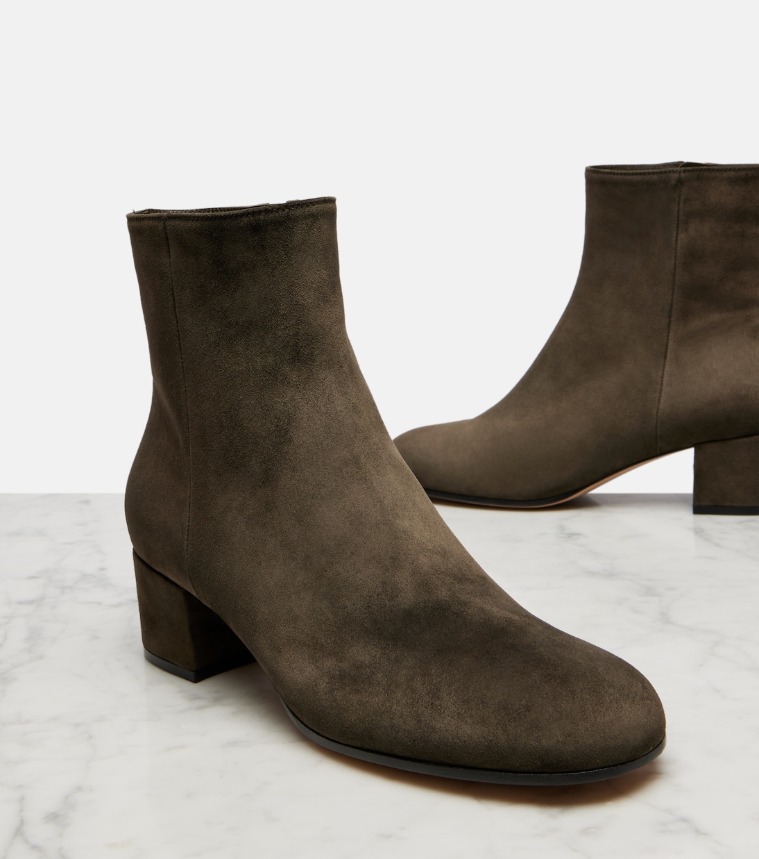 Joelle 45 suede ankle boots | Gianvito Rossi