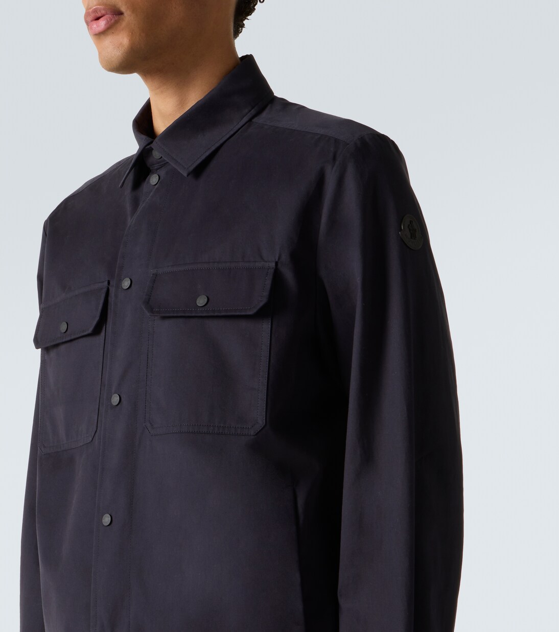Cotton gabardine overshirt | Moncler