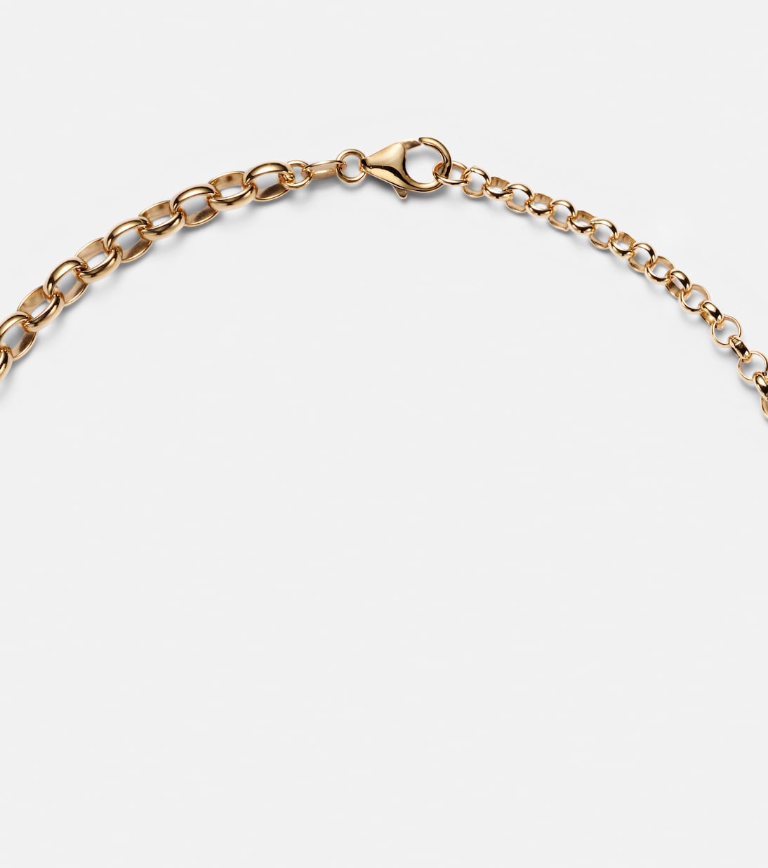 18kt gold pendant necklace with diamonds | FoundRae