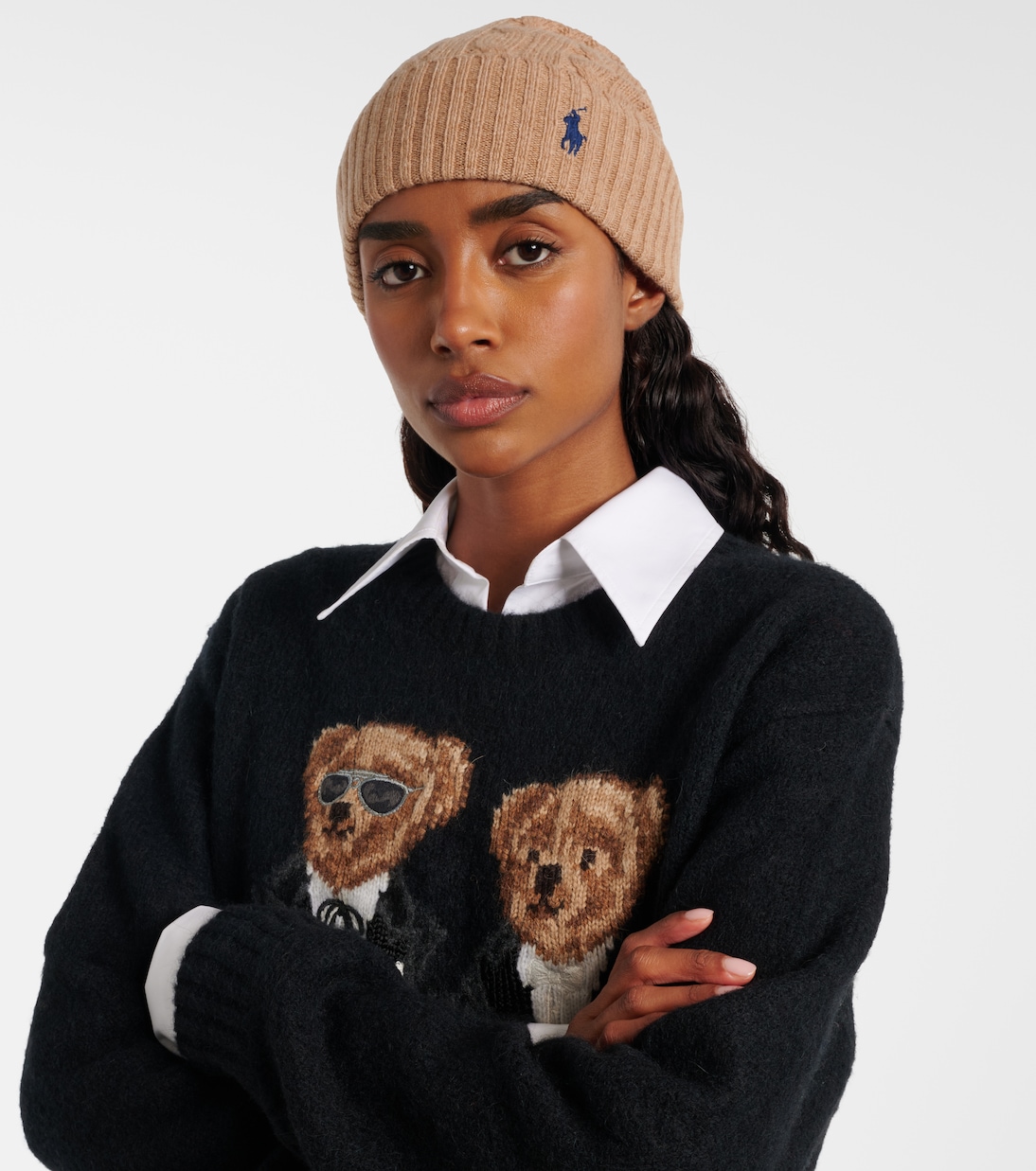 Gorro trenzado de lana y cachemir | Polo Ralph Lauren