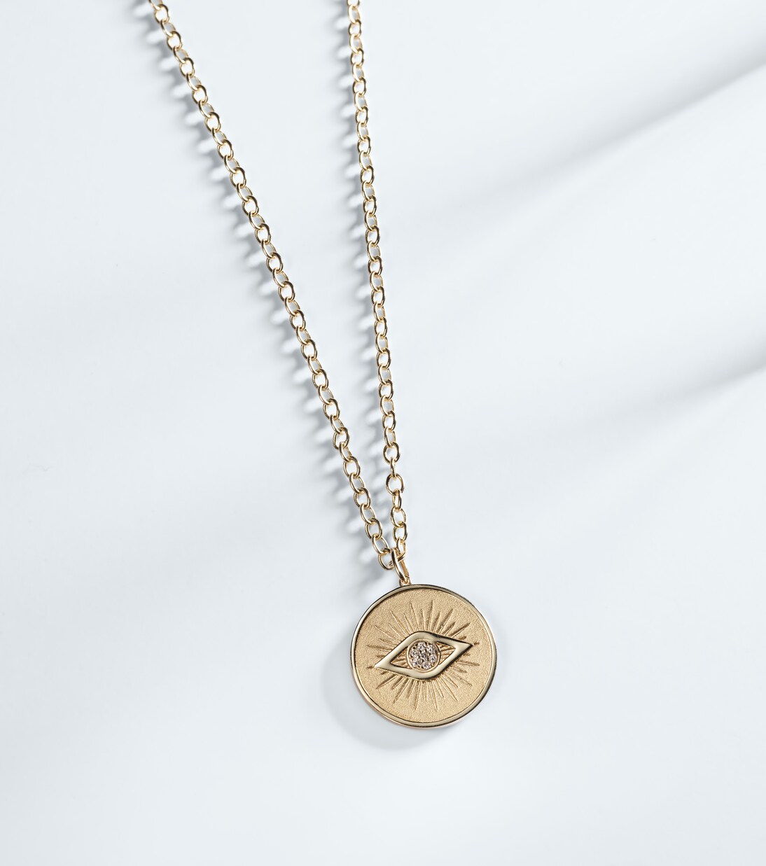 Collier en or 14 ct et diamants | Sydney Evan