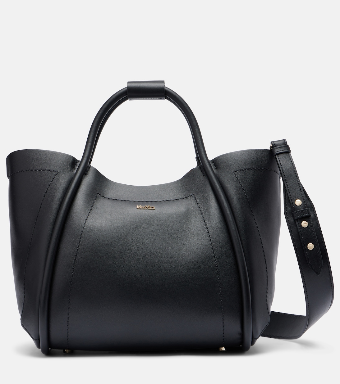 Marin Small leather tote bag | Max Mara
