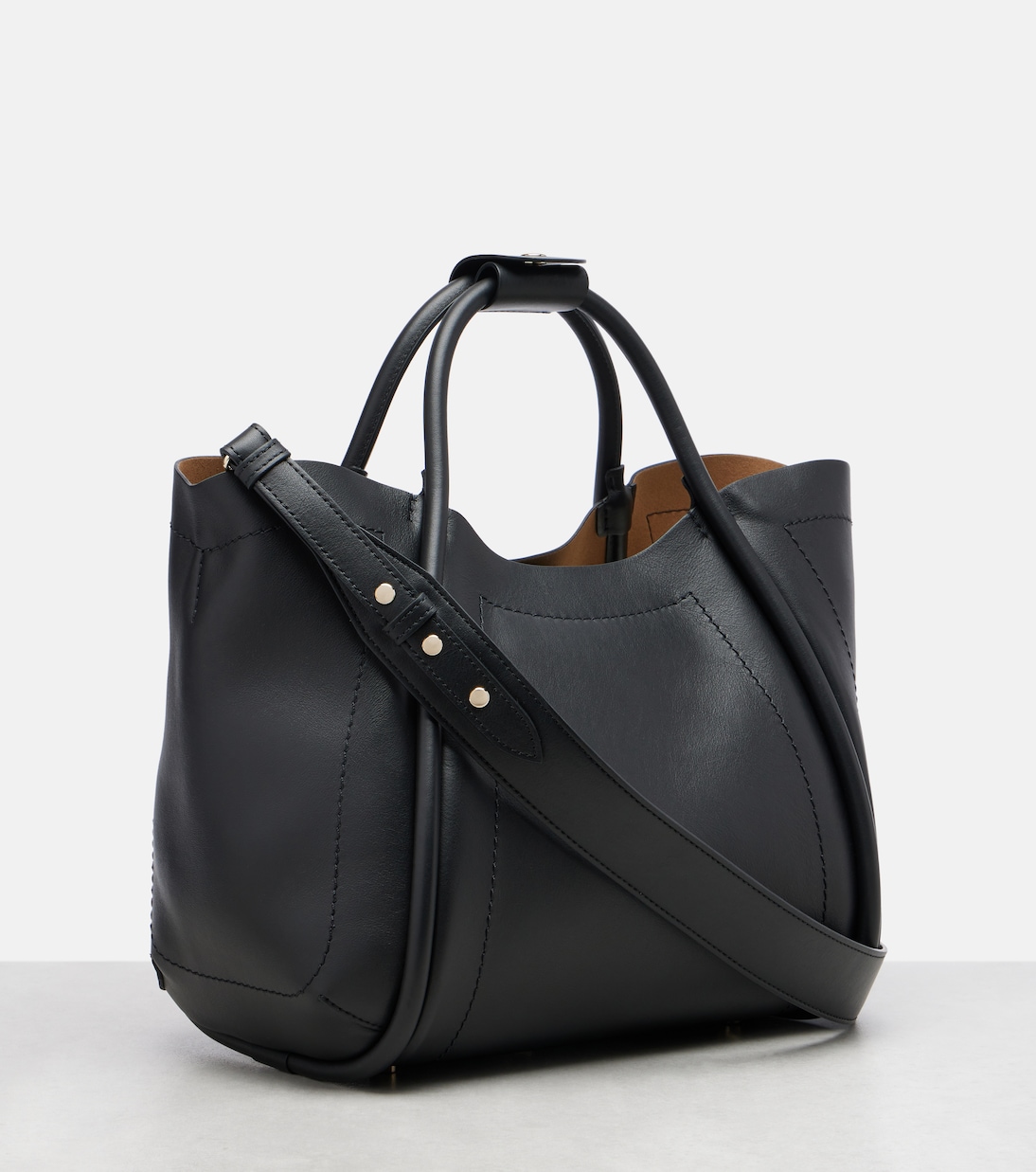Marin Small leather tote bag | Max Mara