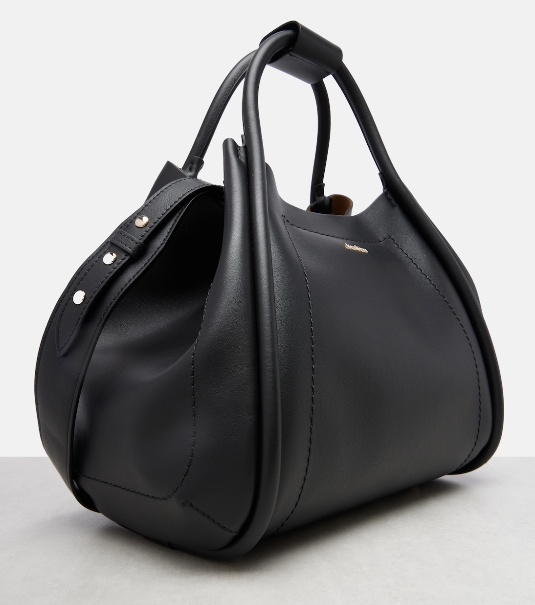 Marin Small leather tote bag | Max Mara