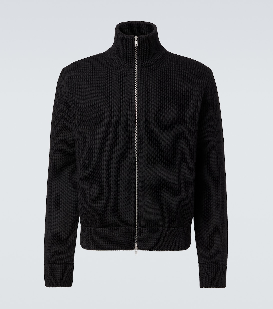 Virgin wool zip-up cardigan | Maison Margiela