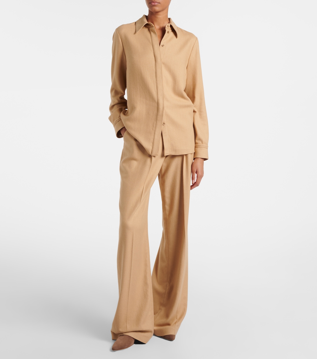 Cruz cashmere and silk shirt | Gabriela Hearst